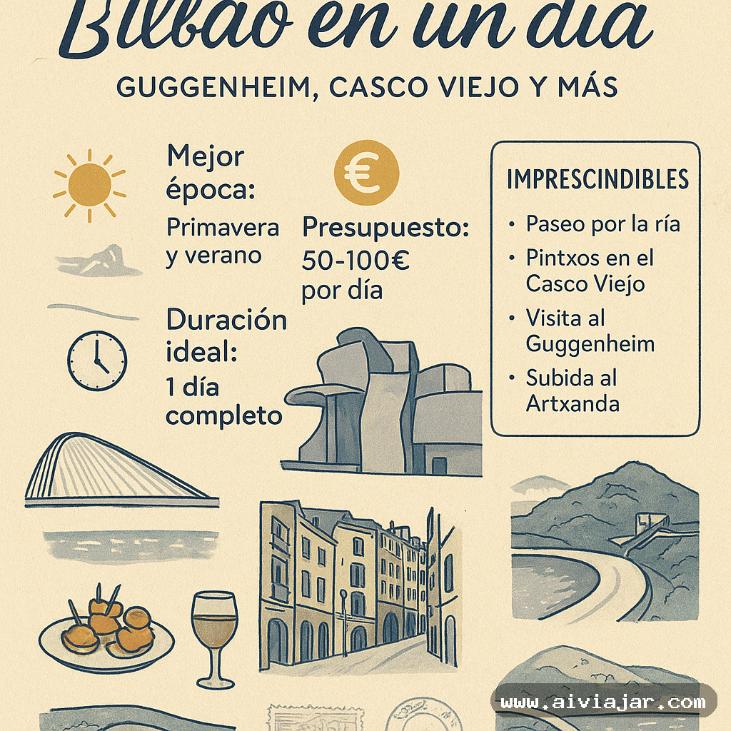 El museo Guggenheim de Bilbao junto a la ría del Nervión