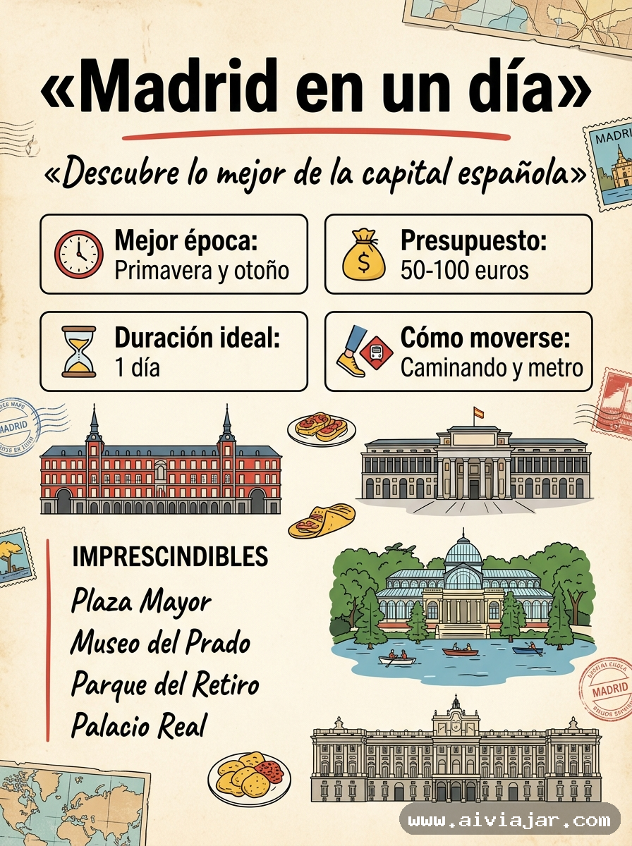 Vista de la Plaza Mayor de Madrid con sus soportales