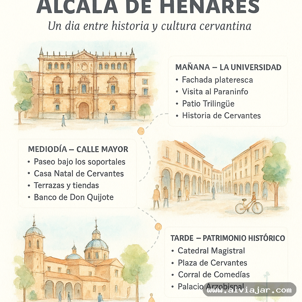 La fachada plateresca de la Universidad de Alcalá de Henares