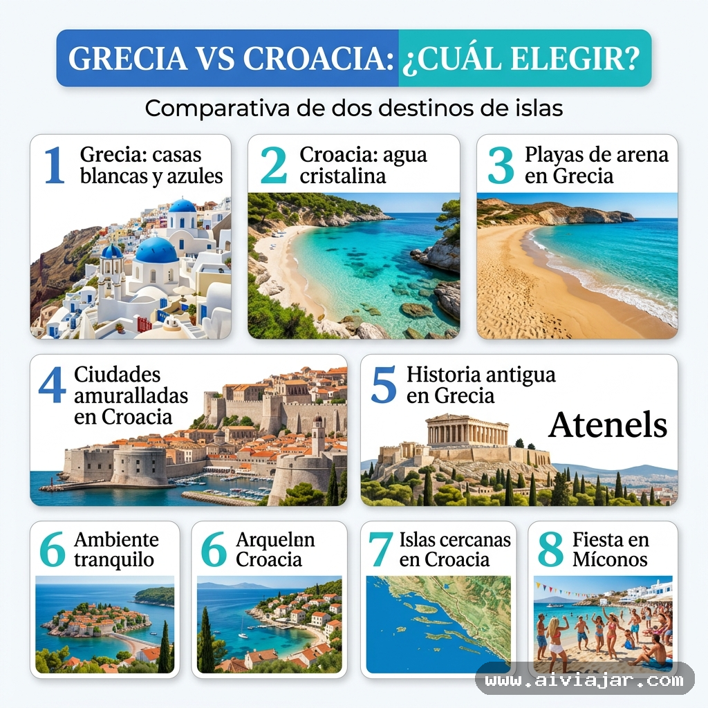 Casas blancas sobre acantilados junto a un mar azul intenso en el Mediterráneo